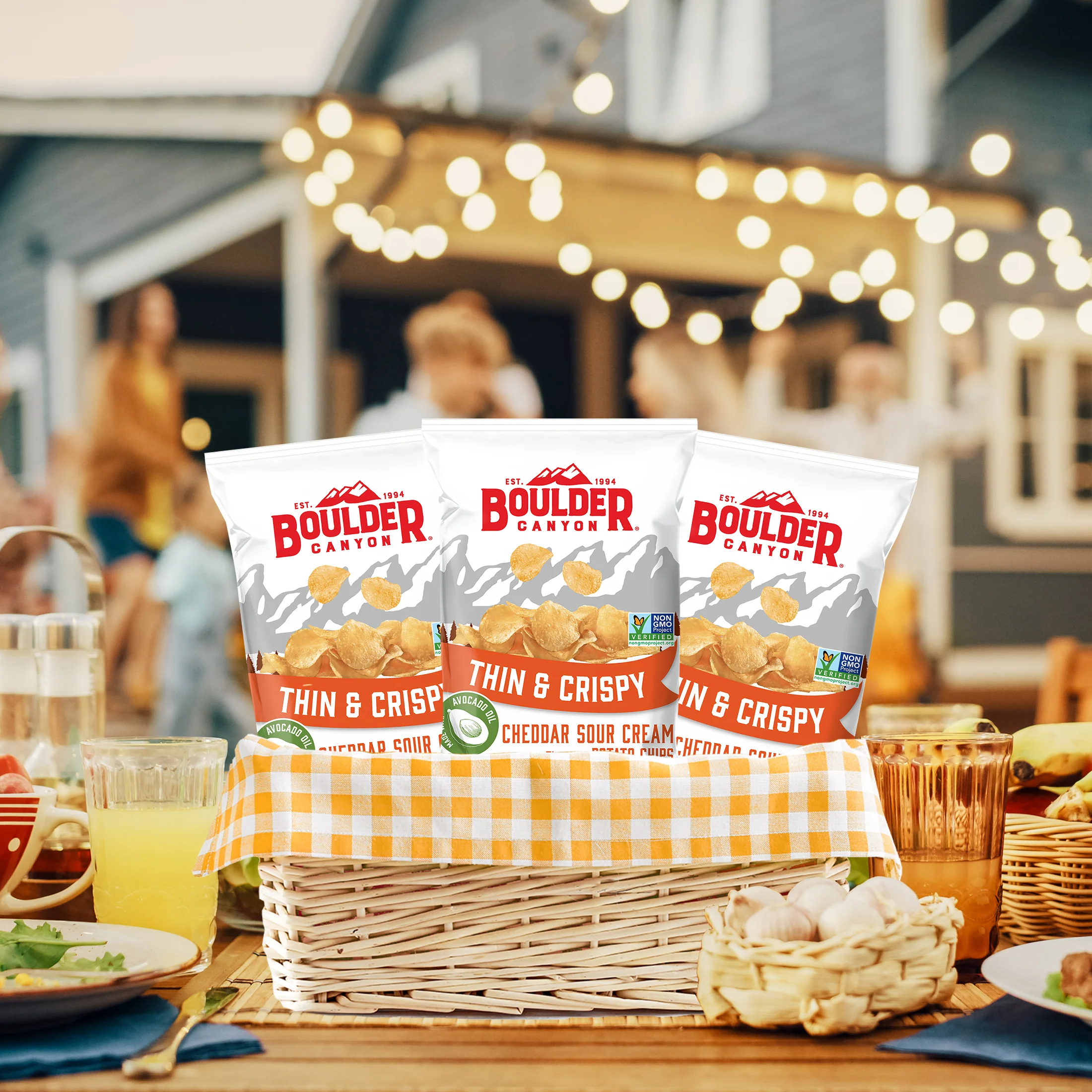 Boulder Canyon Potato Chips Thin & Crispy Avocado Oil Cheddar Sour Cream - Image 7