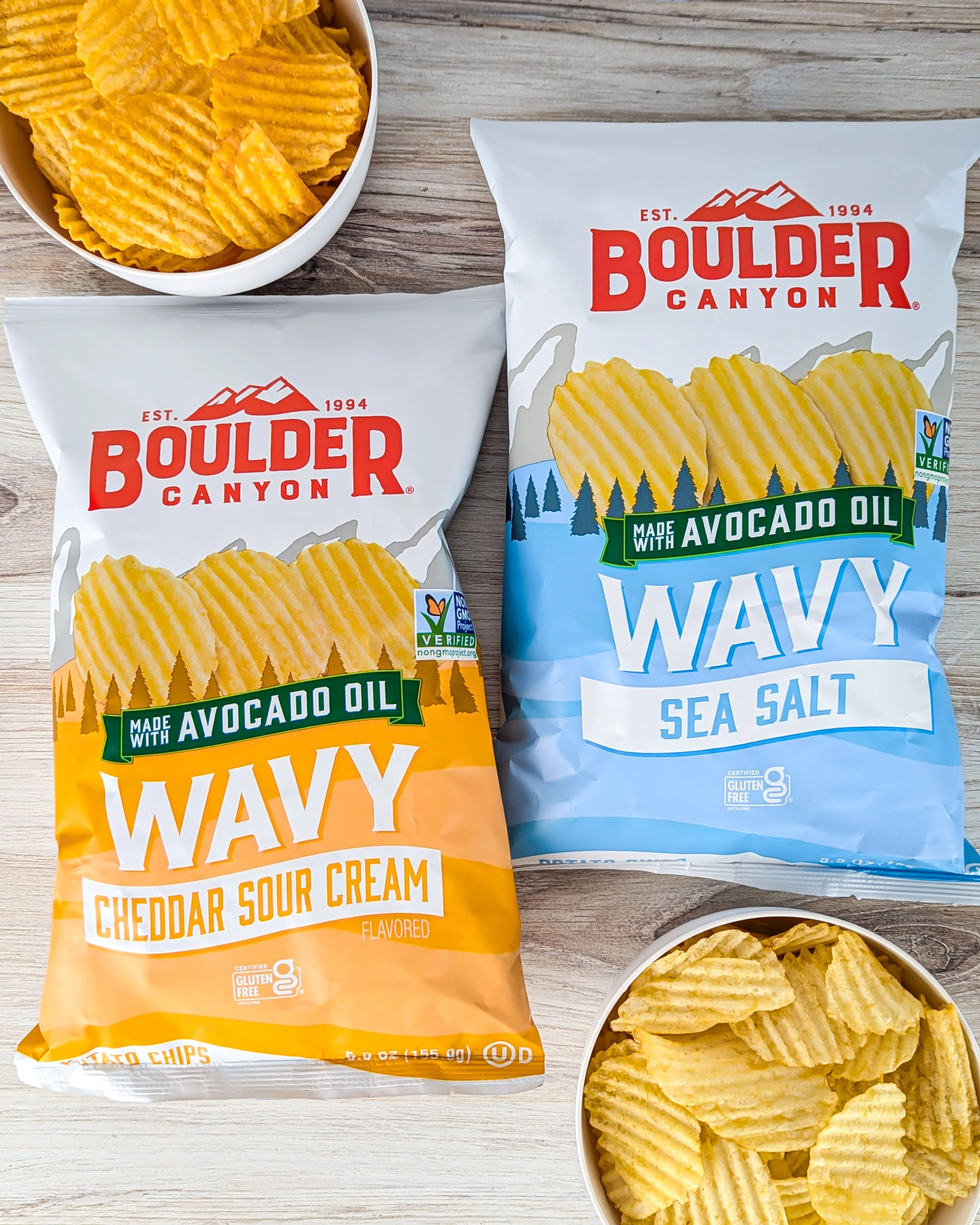 Boulder Canyon Wavy Cheddar Sour Cream Potato Chips - Image 4