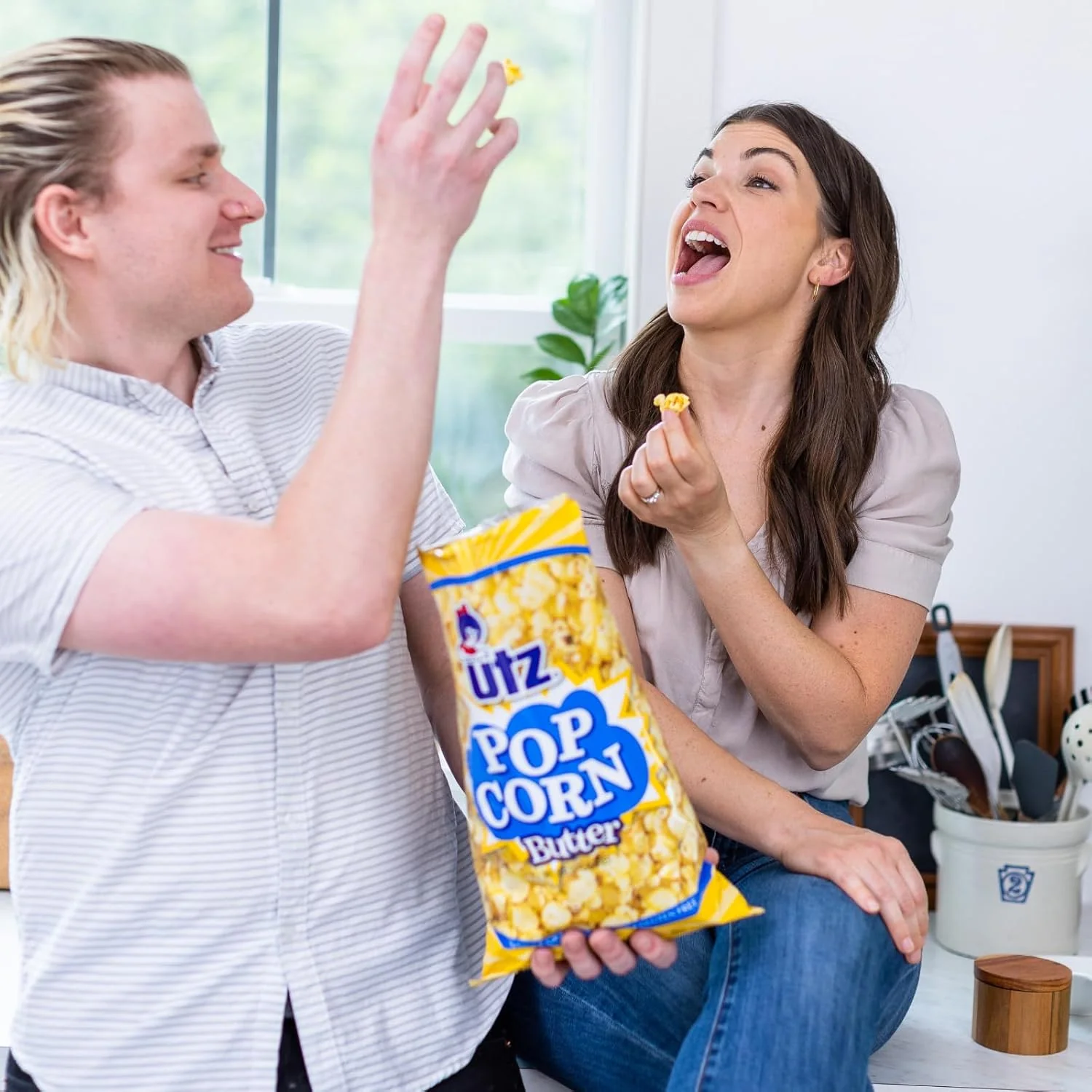Utz Popcorn White Cheddar Cheese - Image 3