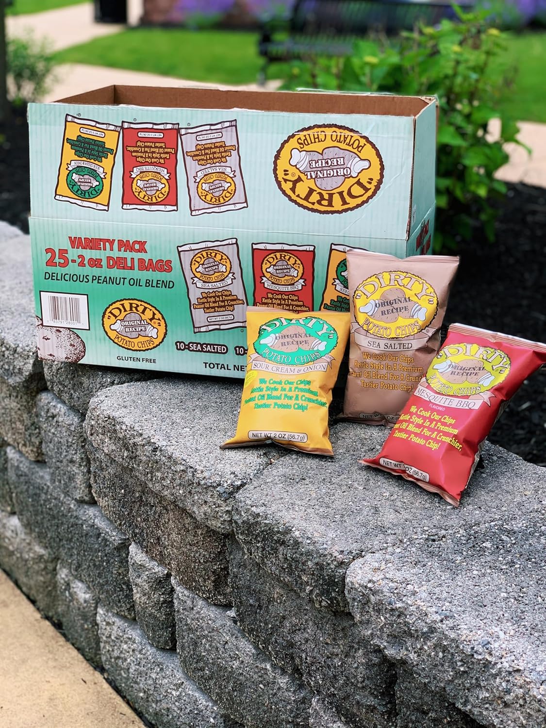 Dirty Kettle Style Potato Chips Variety Box 2 oz. 25 count - Image 3