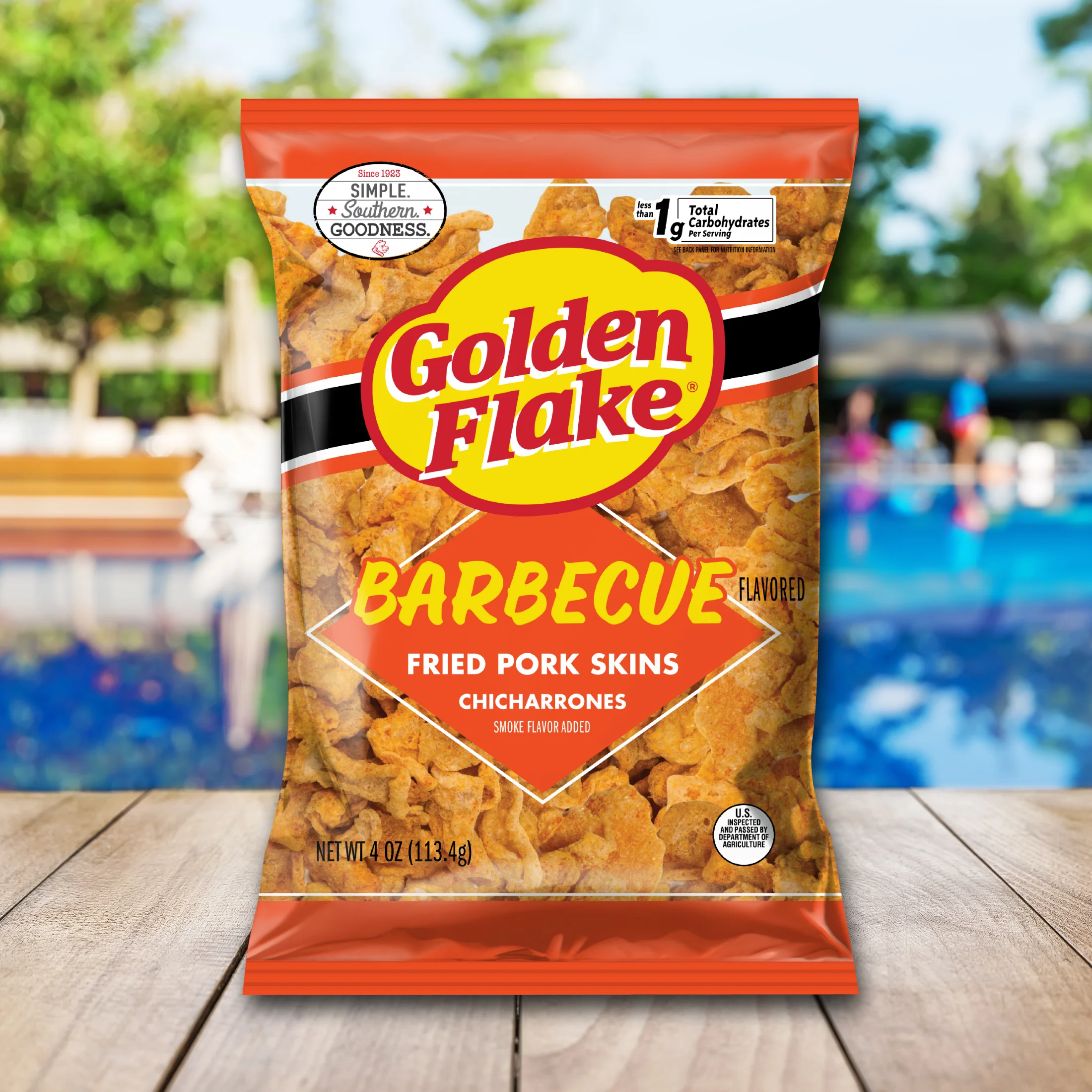 Golden Flake Barbecue Pork Skins - Image 4