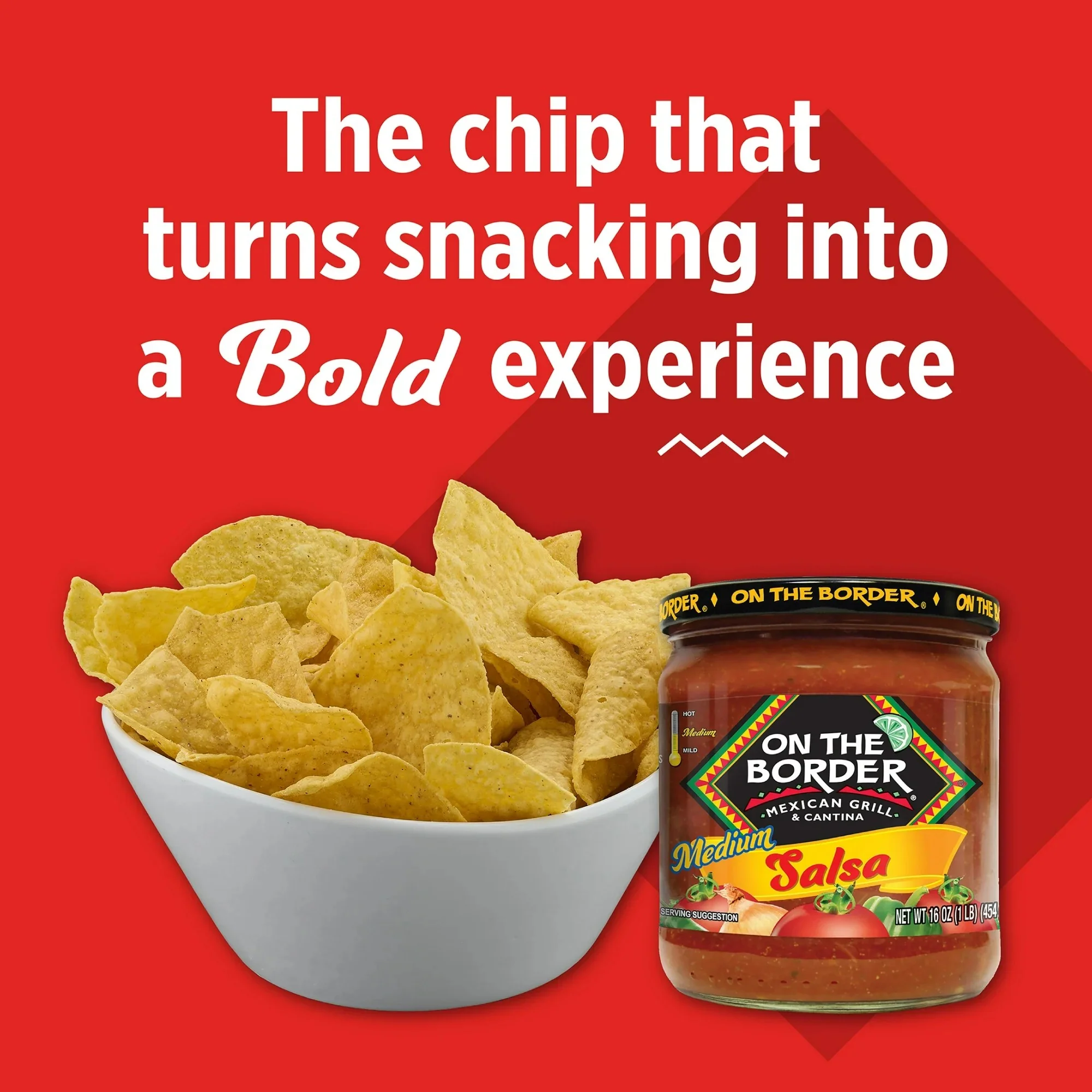 On The Border Cafe Style Lime & Sea Salt Tortilla Chips - Image 4
