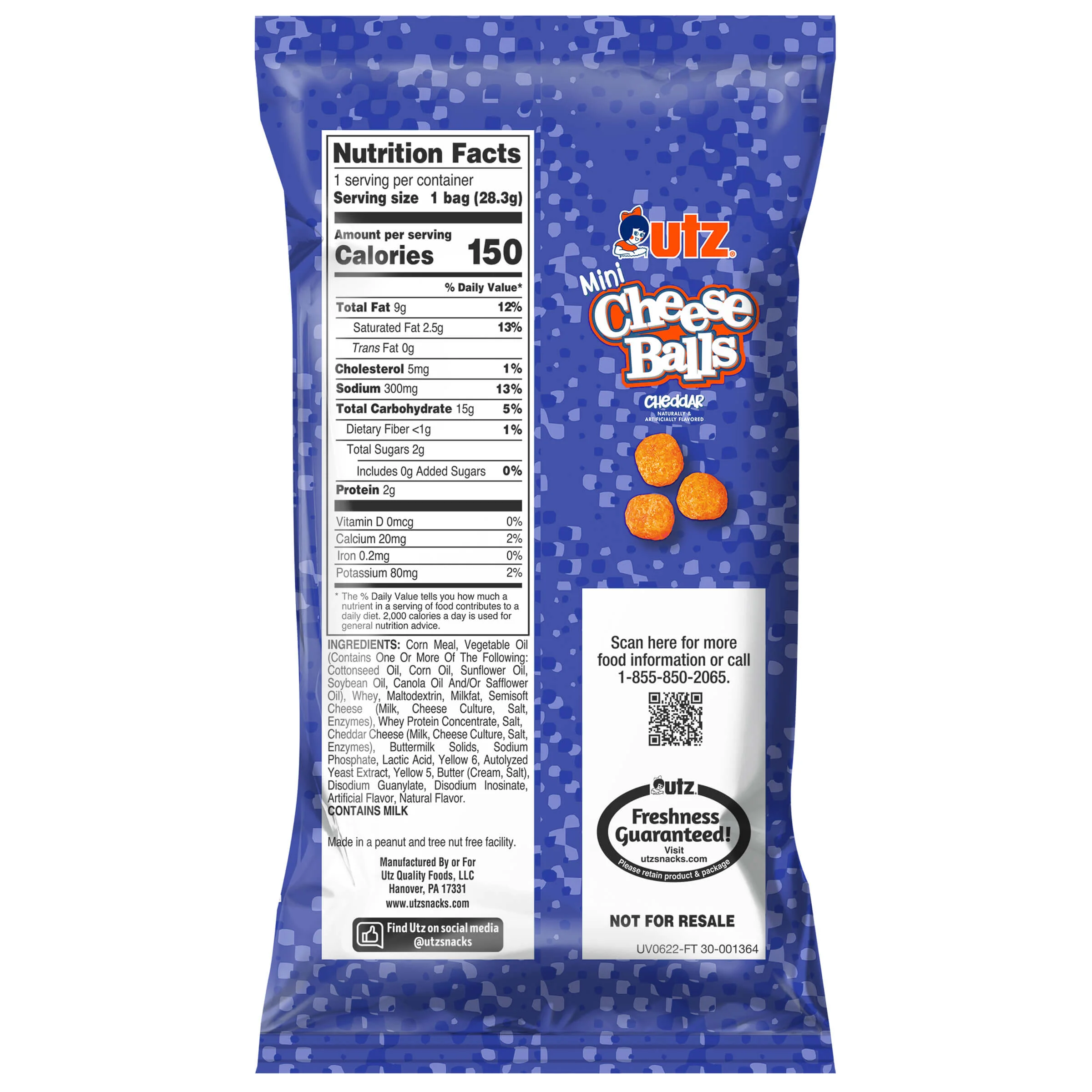 Utz Baked Cheddar Mini Cheese Balls - Image 8