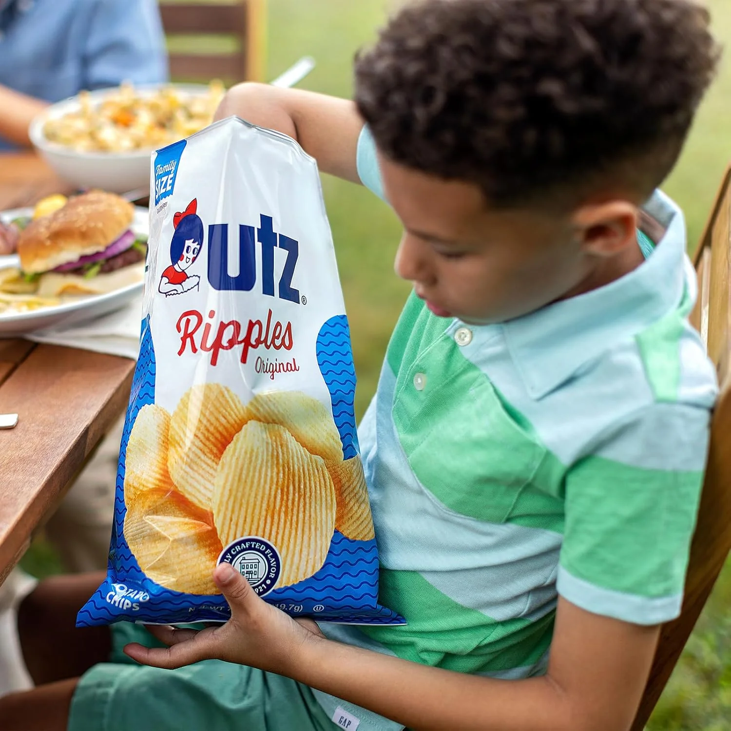 Utz Ripples Original Potato Chips - Image 3
