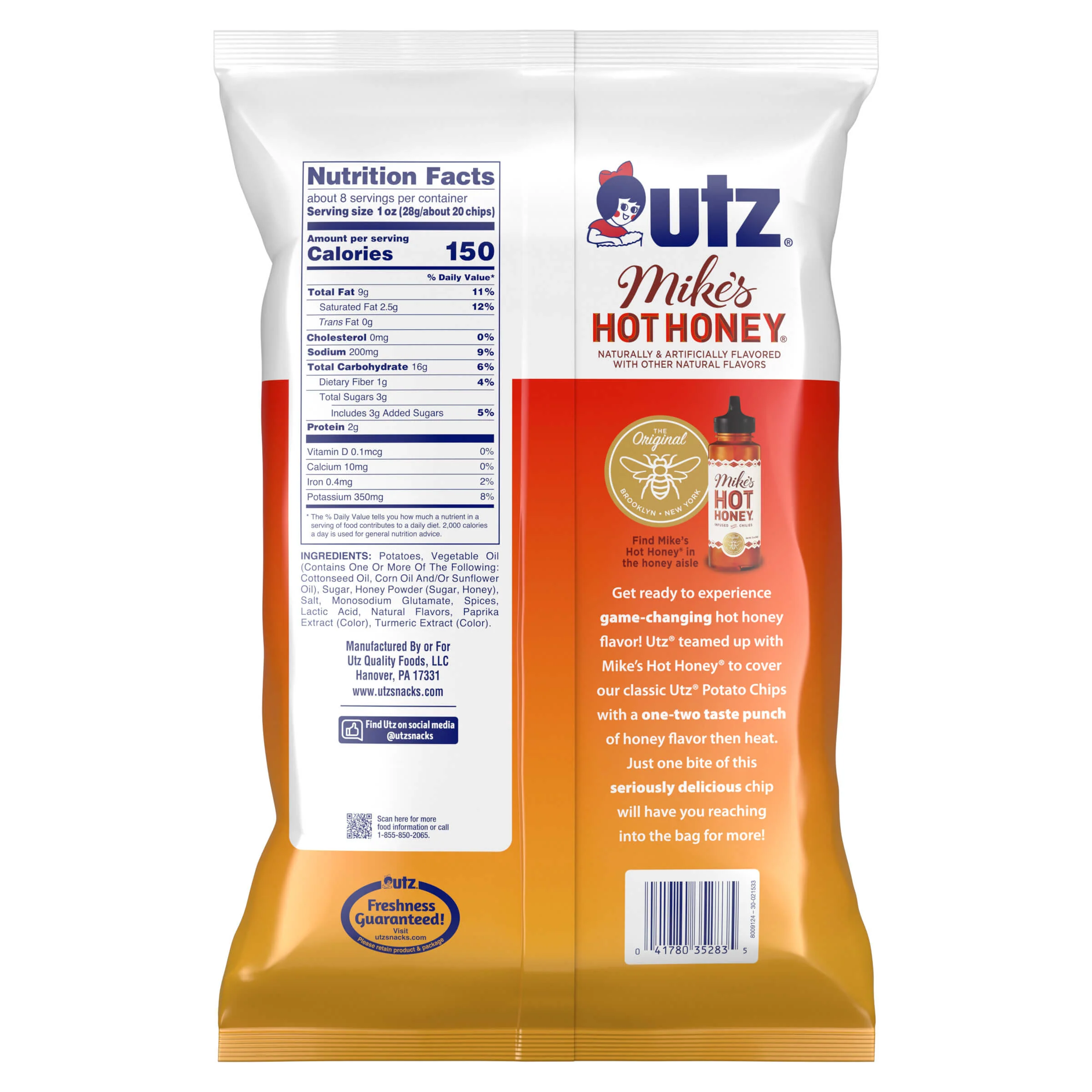 Utz Potato Chips Mike's Hot Honey - Image 6