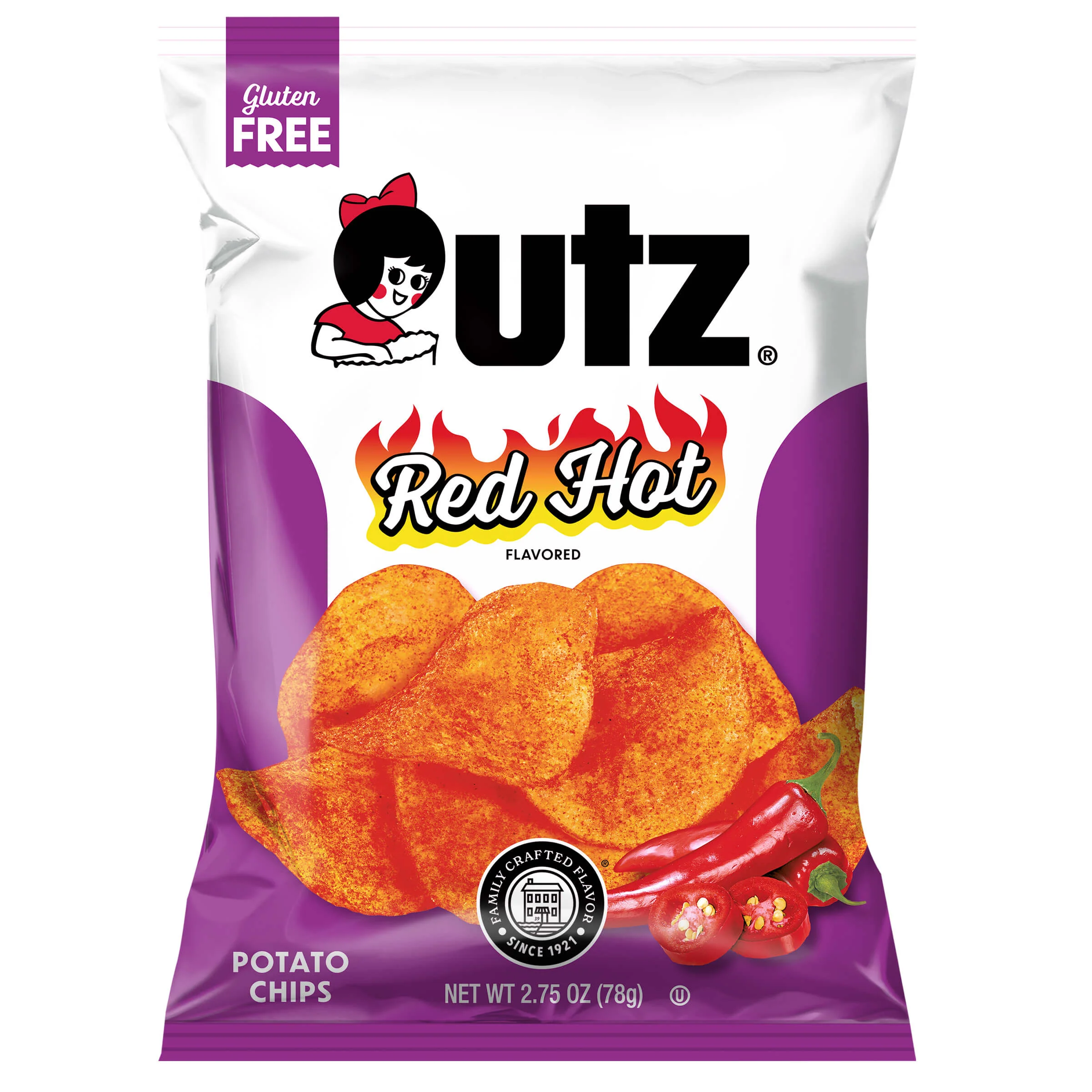 Utz Red Hot Potato Chips - Image 7